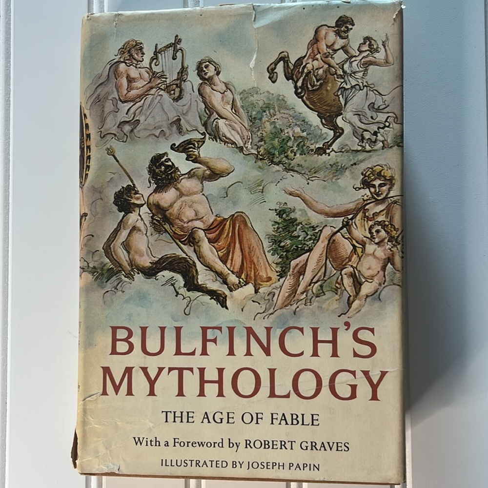 Bulfinch's Mythology The Age of Fable Hardcover Book by Robert Graves 1968